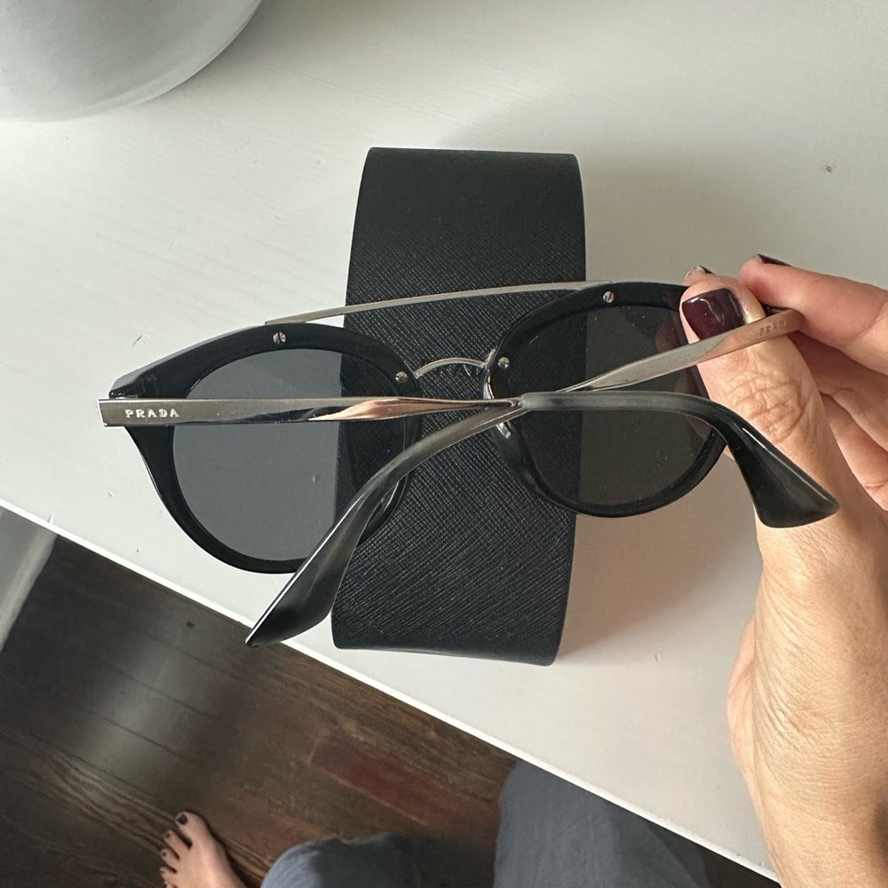 Used Prada Black Women's Sunglasses - Picture 4 of 4